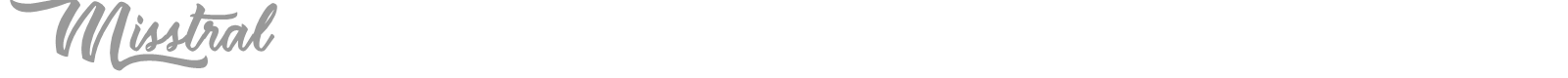 Misstral font preview